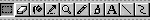 a blinkie of an old school ms paint toolbar